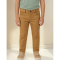 Pantalón Sarga Para Niño Mod.509 Marca Mayoral® Camel Liso 2