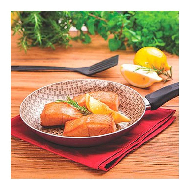 Sartén Con Espátula 24cm Starflon Max Marca Tramontina®