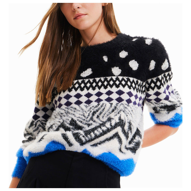 Sweater Juvenil Afelpado Para Dama Marca Desigual®