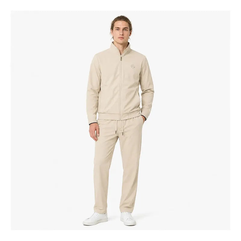 Conjunto Ligero Para Hombre Sudadera+pants Le2602 Roosevelt® Beige Lisa Ch