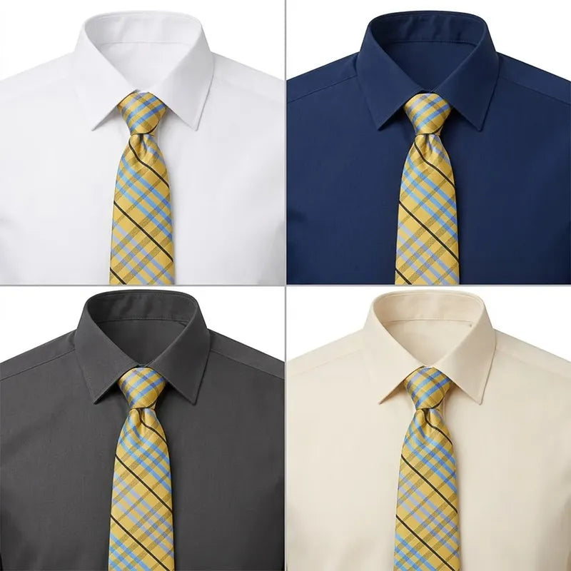 Corbata Elegante Para Hombre Eventos Y Negocios Marca Cotu® Verde Musgo Geométrico 160 Cm