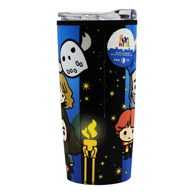 Vaso Termo Con Tapa 450ml Para Adulto Diseños Varios