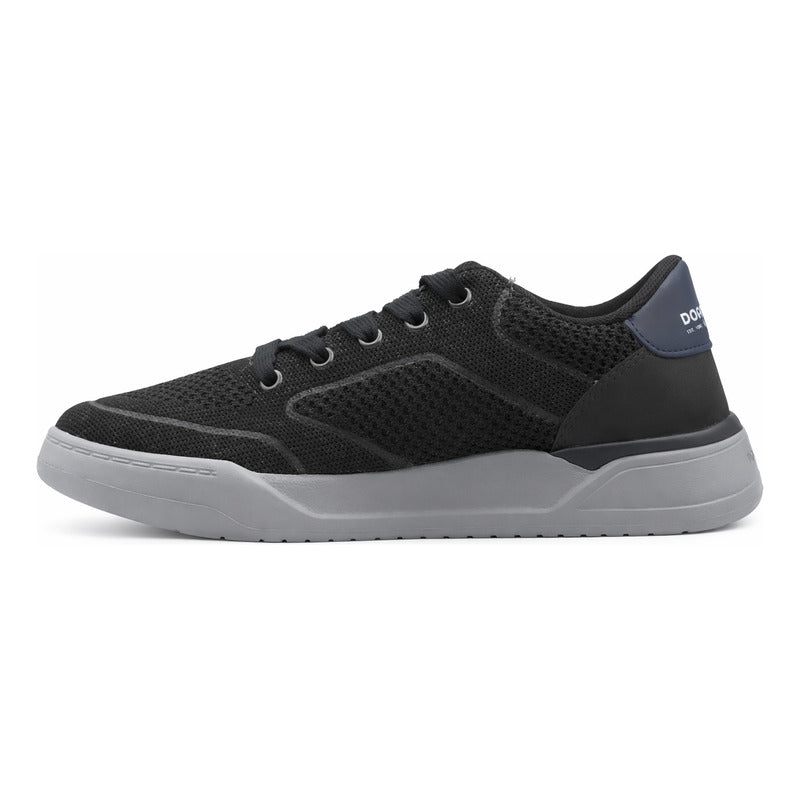 Tenis Para Caballero Mod.d2125711 Marca Dockers® Negro Texturizado 27.5 Mx