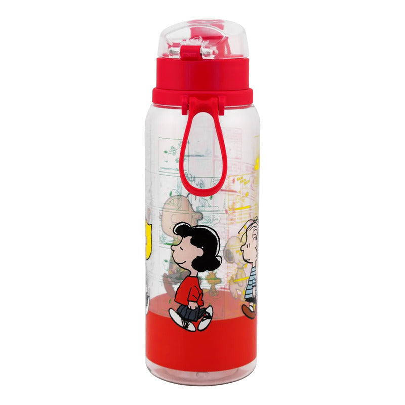 Botella De Agua Ligera Con Asa 900ml Diseños Animados