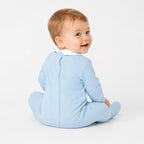 Mameluco Ligero Para Bebé Mod.1716 Marca Mayoral® Celeste 12 Meses Lisa