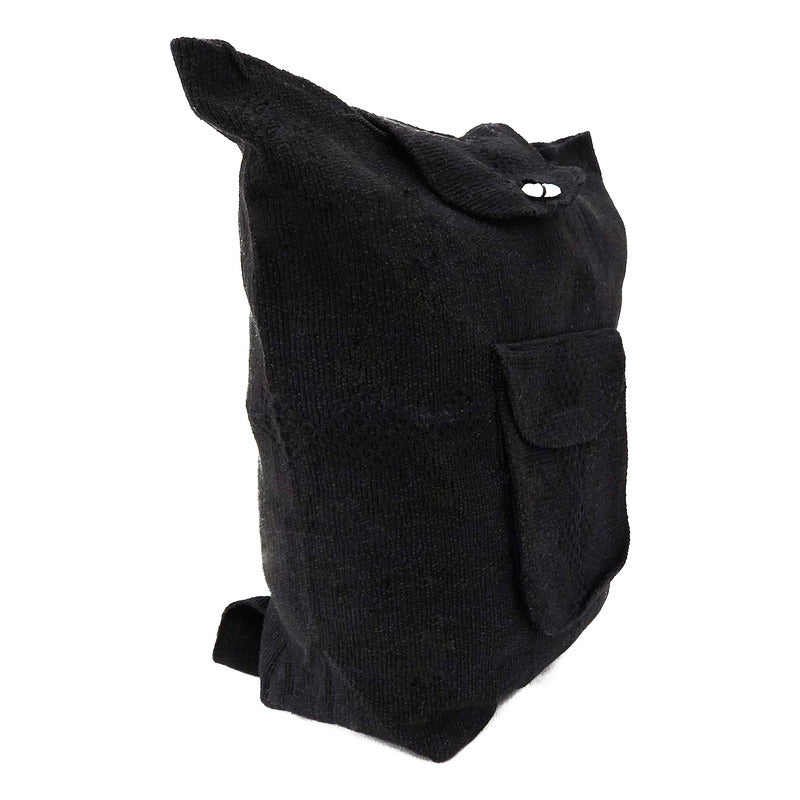 Mochila Artesanal Tejida Tipo Morral Con Bolsillo Frontal 10kg