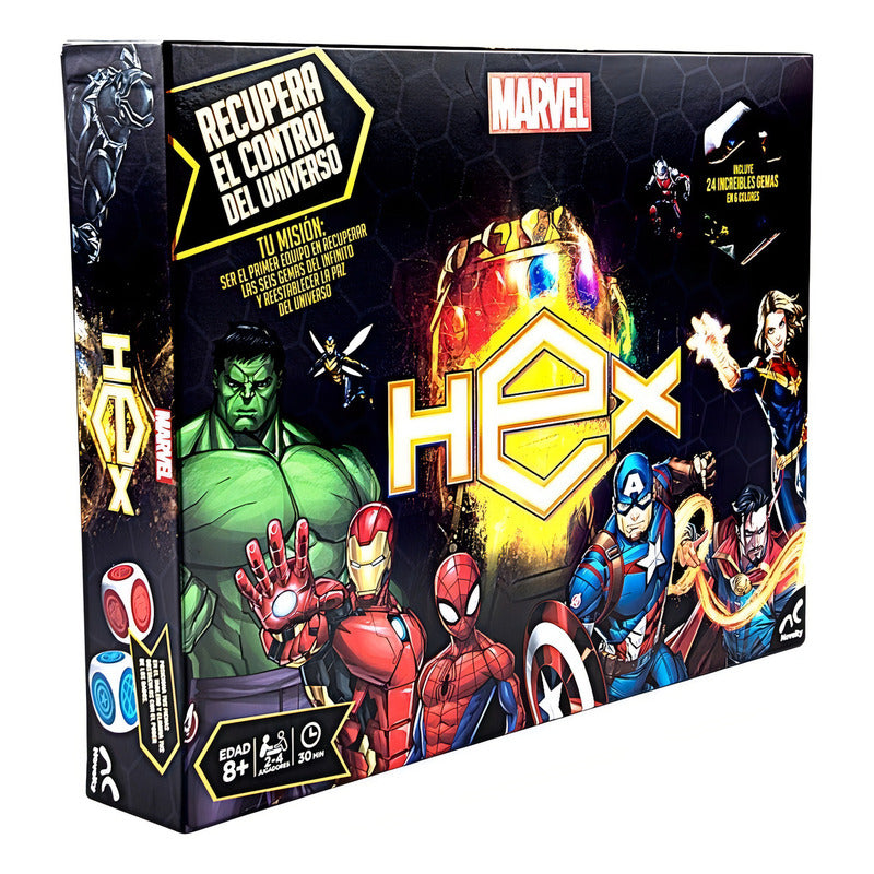 Juego De Mesa Marvel Hex Novelty + 8 Años