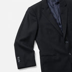 Traje Para Hombre Tejido Elastico Mod.59734 Marca Puro Ego® Azul Oscuro Lisa 50