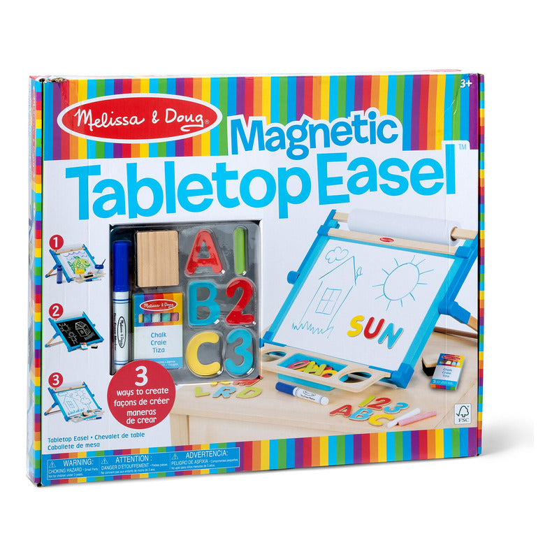Pizarrón Doble Vista Didáctico Mod.87333 Melissa And Doug® Multicolor