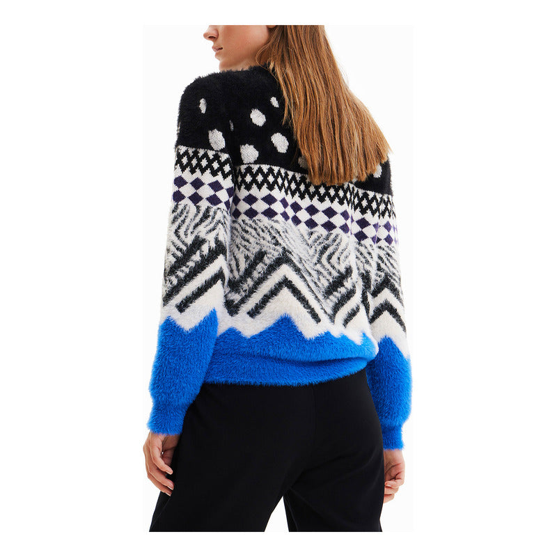 Sweater Juvenil Afelpado Para Dama Marca Desigual®