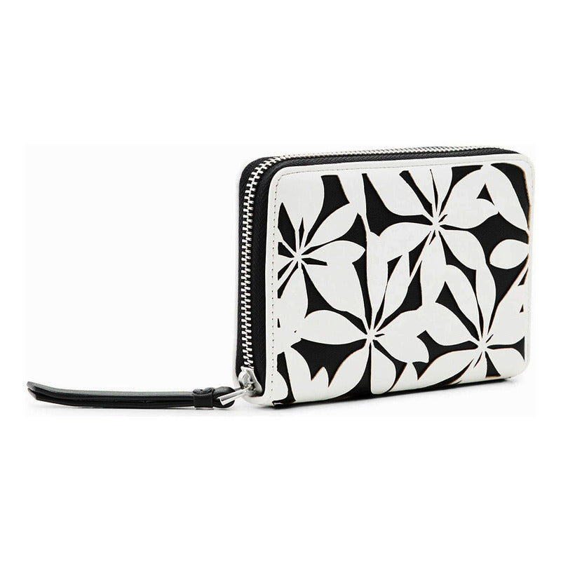 Cartera Pequeña Floral Para Mujer Mod.23sayp05 Desigual® Blanco Floreado
