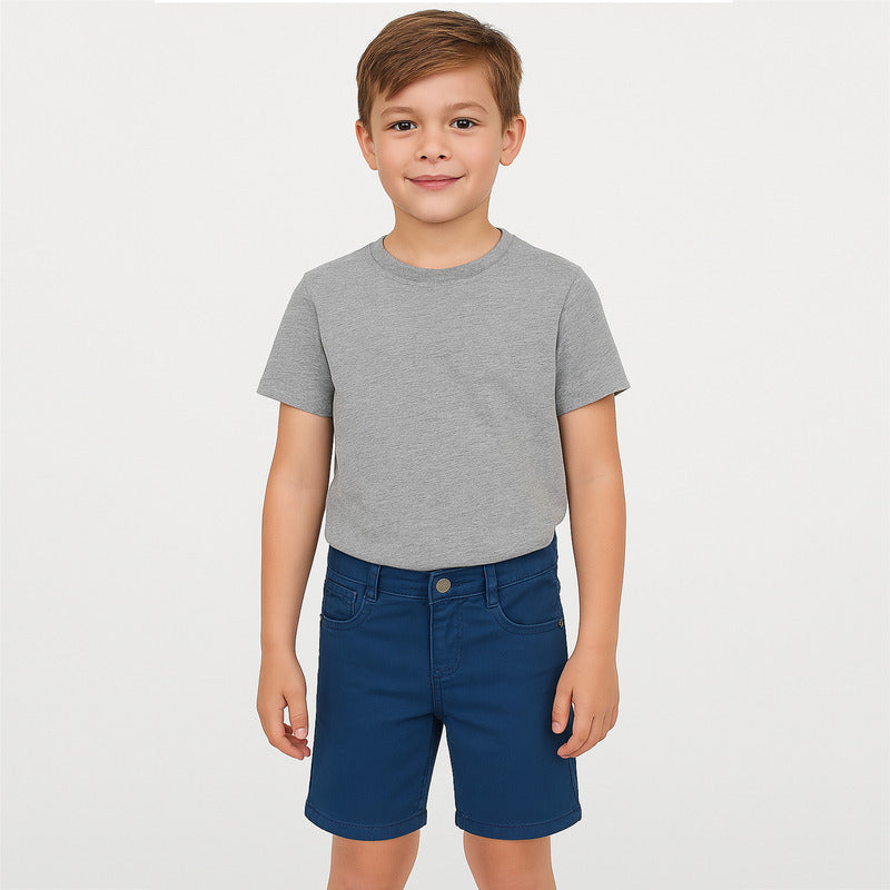 Bermuda Casual Para Niño Mod. 015-9009al Marca Losan®