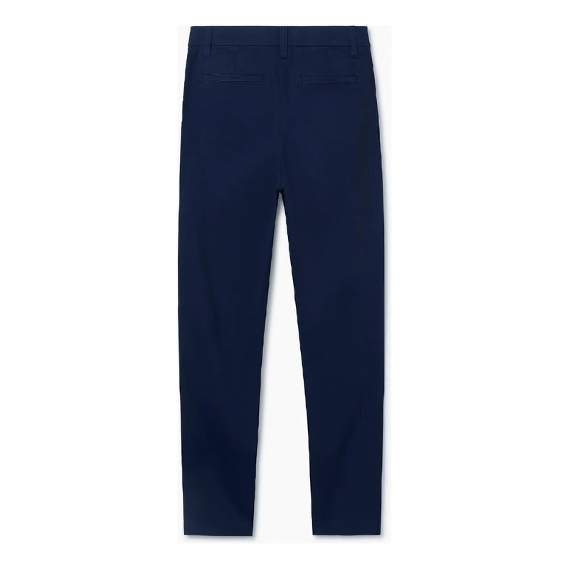 Pantalón Juvenil Para Hombre Mod.530 Marca Mayoral® Azul Marino Liso 14