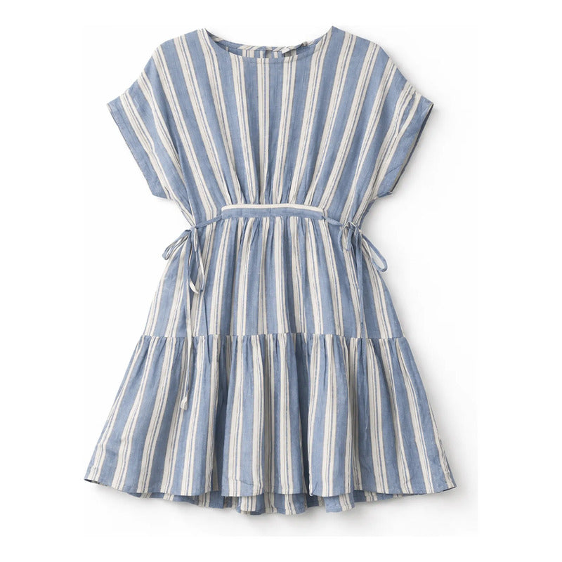 Vestido Holgado Casual Ligero Para Mujer28118 Marca Stop® Multicolor Rayas Xg