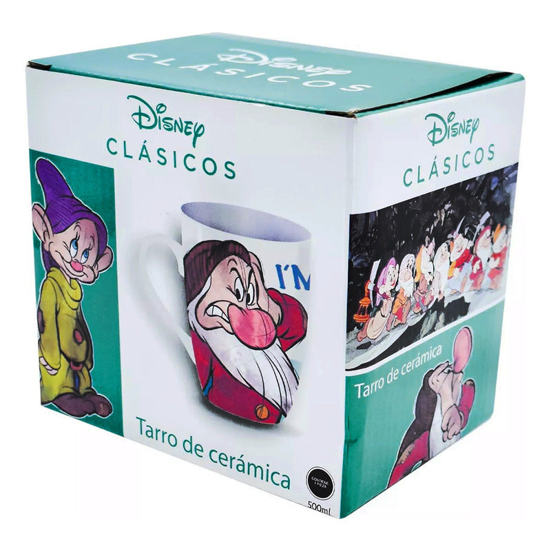 Taza Tarro De Porcelana 500ml Diseños Animados