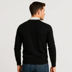 Suéter Para Hombre Básico De Punto Fino E55301 Marca Bobois®