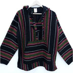 Suéter Poncho Canguro Artesanal Hoodie Acrilico Colores