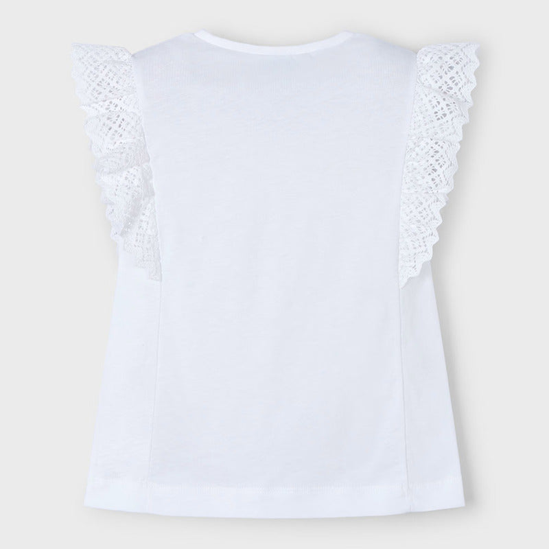 Blusa Para Niña Con Holán Mod.3010 Marca Mayoral®