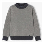 Sueter Tejido Para Niño Mod.4376 Marca Mayoral® Gris Tejido 8 Años