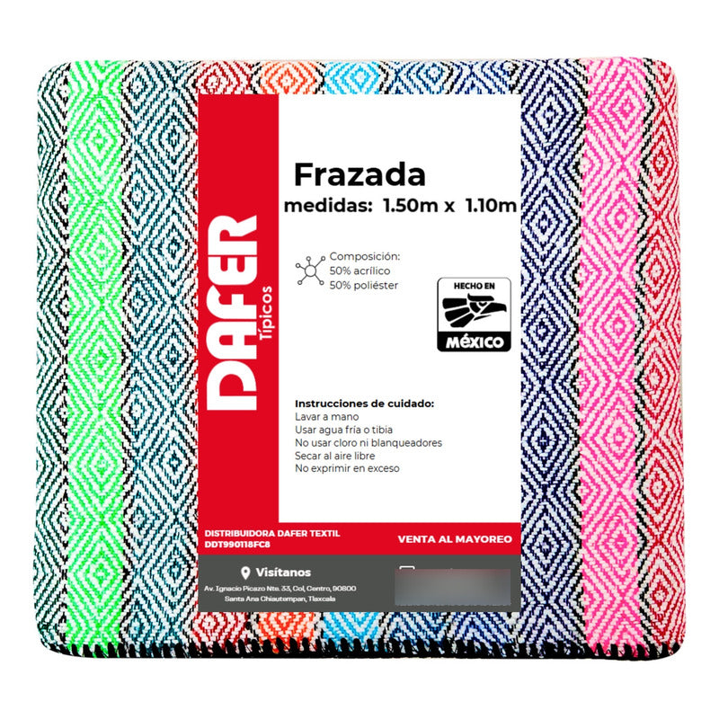 Frazada De Acrilico Multiusos 1.10m X 1.50m Mod. Ac