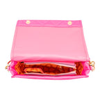 Bolsa Flap Jaime Ibiza Para Mujer Color Rosa Oro