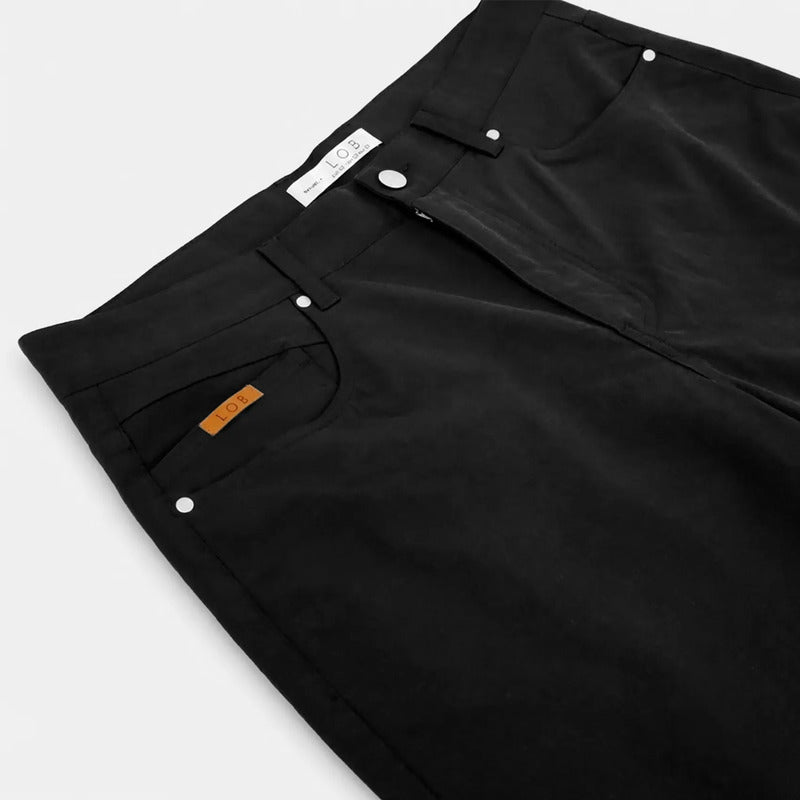 Pantalon Para Hombre Mod. Cprc0205 Marca Lob® Negro Lisa 33
