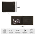 Cartera De Piel Con Mini Tarjetero Mod.711 Marca Giron®