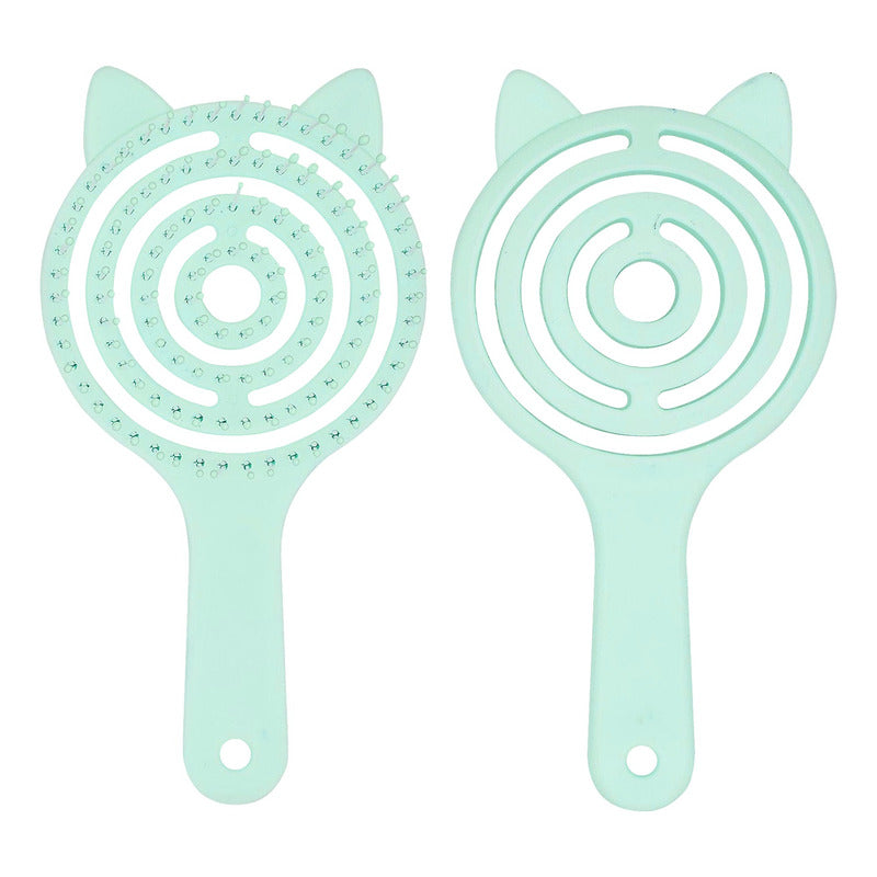 Cepillo Hueco Anti Enredos Cabello Grueso Y Delgado Flori®