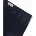 Pantalón Mezclilla Para Niño Mod.7585 Marca Mayoral® Azul Oscuro Liso 12