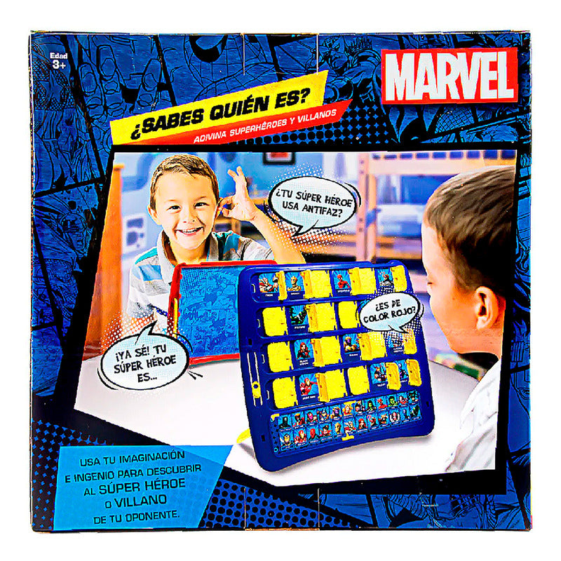Juego De Mesa Sabes Quien Es? Marvel Jca-2424 Marca Novelty®