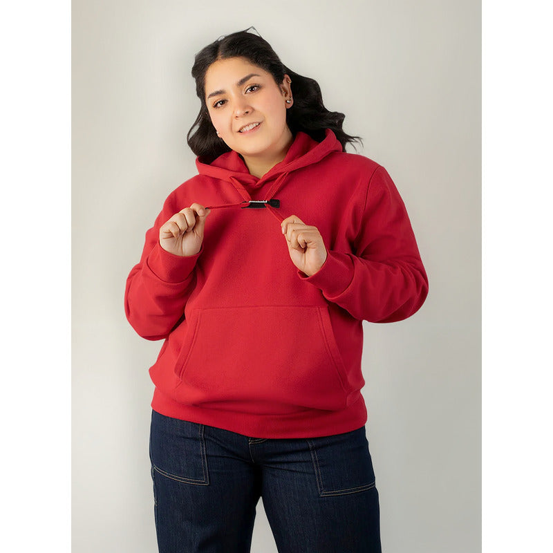 Sudadera Unisex Básica Plus Size Nw86-sud8643xl Greenlander® 2x Rojo Lisa