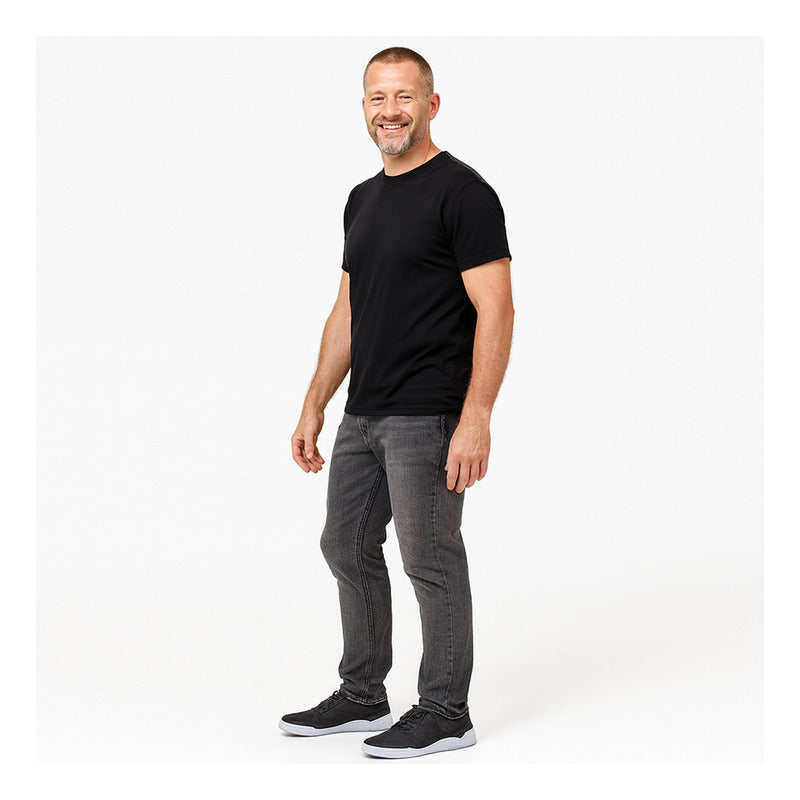 Tenis Para Caballero Mod.d2125711 Marca Dockers® Negro Texturizado 27.5 Mx