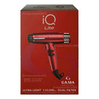 Secadora De Cabello Profesional Iq Perfetto Lite Gama Italy Color Rojo