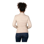 Chamarra Capitonada Mod.dw86-pol7096 De Pluma Greenlander® Beige M Lisa
