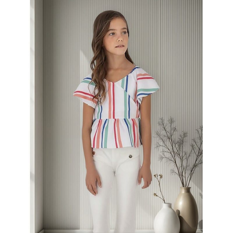 Blusa Para Niña Mod.6194 Marca Mayoral® Multicolor 16