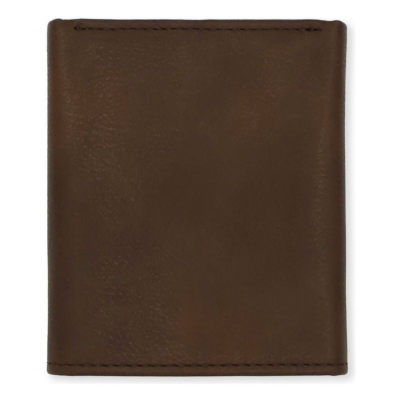 Billetera Trifold Para Hombre Mod.87524-0088 Marca Levi's® Marrón Liso