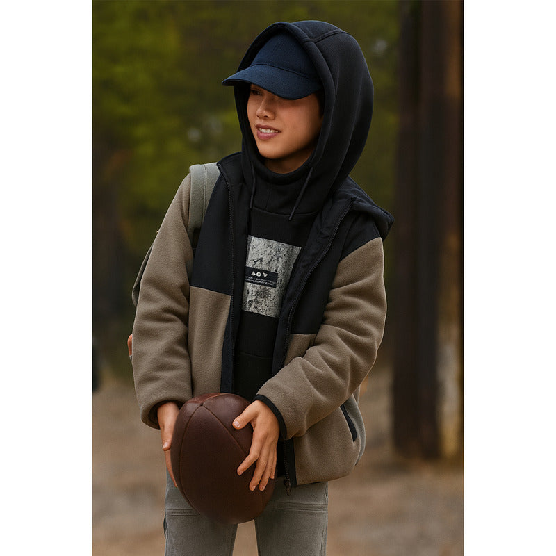 Chamarra Doble Vista Para Niño Mod.7413 Marca Mayoral®