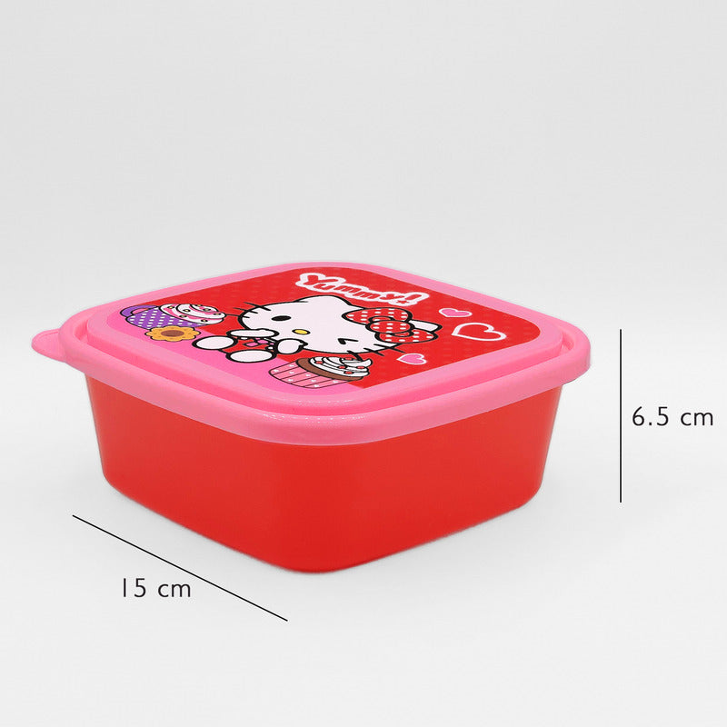 Recipiente Infantil Escolar Para Comida Diseños Varios