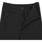 Pantalon Ligero Holgado Para Mujer Mod.27592 Marca Stop® Negro Lisa G
