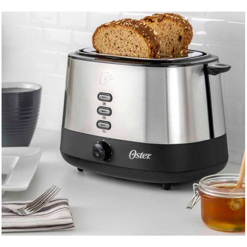 Tostadora Acero Inoxidable 2 Rebanadas Tssttr500 Oster® Color Plateado
