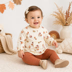 Conjunto De Algodón Para Bebé 2 Pz  Mod.2710 Marca Mayoral® Canela 1-2 M