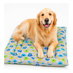 Tapete Estampado Y  Acolchado Transportadora Para Mascota