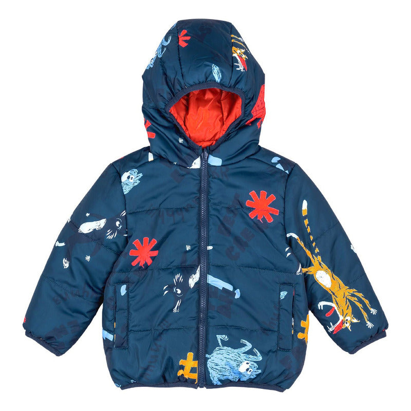 Chamarra Doble Vista De Niño Mod. Lkbap0103 Marca Losan®