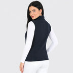 Chaleco Fleece Para Mujer Mod. Dw89-vfce8324 Greenlander® Navy Lisa Eg