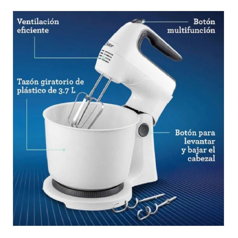 Batidora Pedestal 3.7 L Oster 6 Vel Desmontable Tp - B2174 Color Blanco