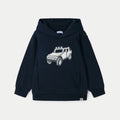 Sudadera Estampada Con Gorro Para Niño Mod.4451 Mayoral® 4 Años Azul Oscuro Pixel Truck