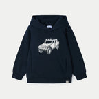 Sudadera Estampada Con Gorro Para Niño Mod.4451 Mayoral® 7 Años Azul Oscuro Pixel Truck