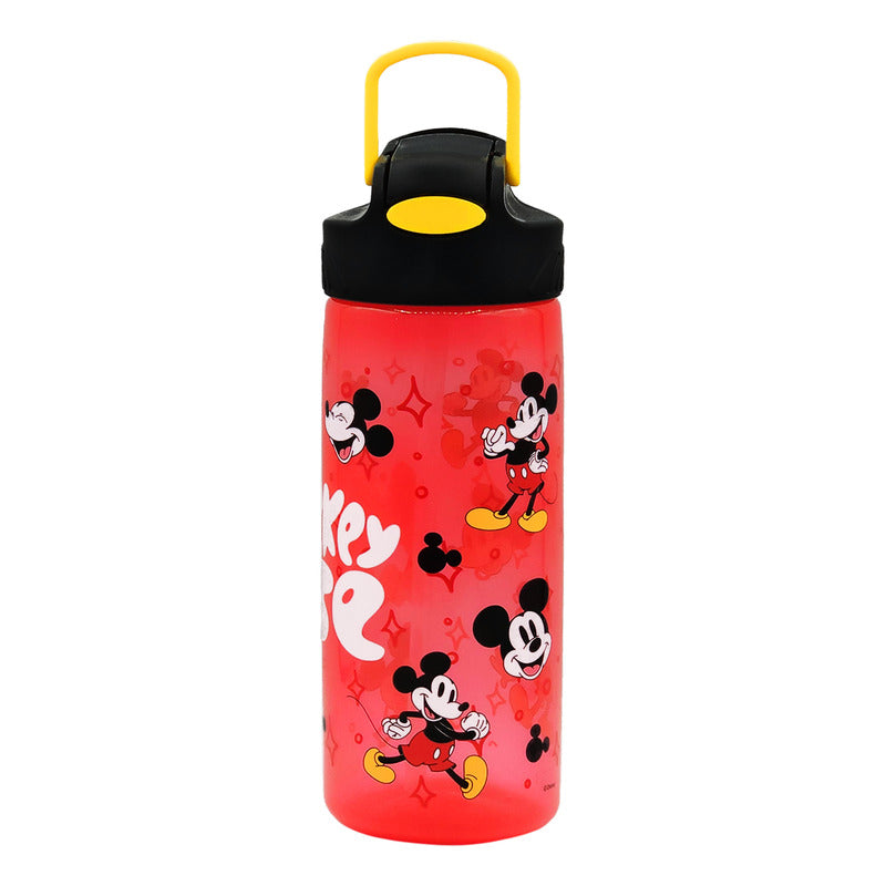 Botella De Agua Ligera Con Manija Para Niños Varios Diseños Mickey 1721-370