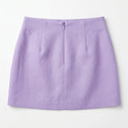 Falda Ligera Casual Para Mujer Mod. Dfcx0334 Marca Lob® Lila Lisa 32