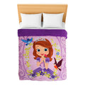 Cobertor Borrega Matrimonial 1.80x2.2m Infantil Providencia® Color Multicolor Diseño De La Tela Princesita Sofía 2 Kg